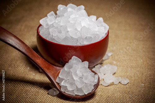 Bowl of rock sugar