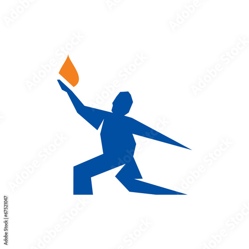 Prometheus brings fire sign