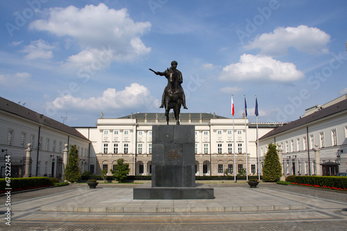 Presidential palace in Warsaw