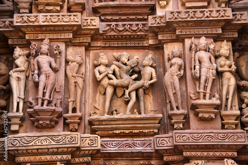 Detail of Khajuraho temple
