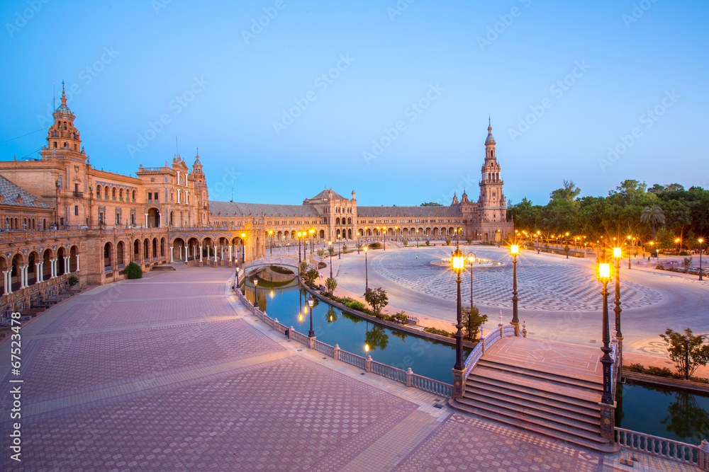 Spanish Square espana Plaza Seville