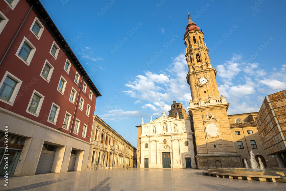 Obraz premium Zaragoza Cathedral