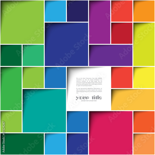 Square color background