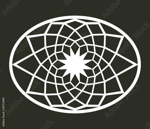 Michelangelo Buonarroti star design for Campidoglio town square