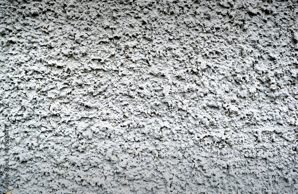 Texture gray plastered wall for background