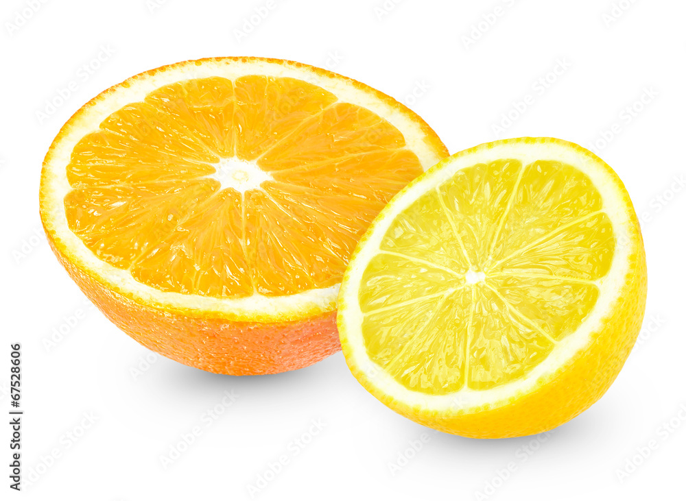 orange and lemon