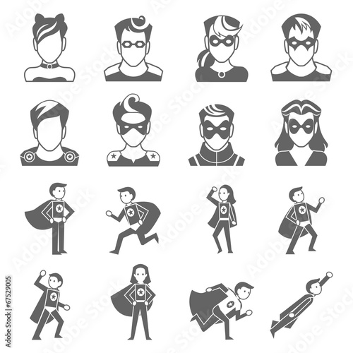 Super hero icon