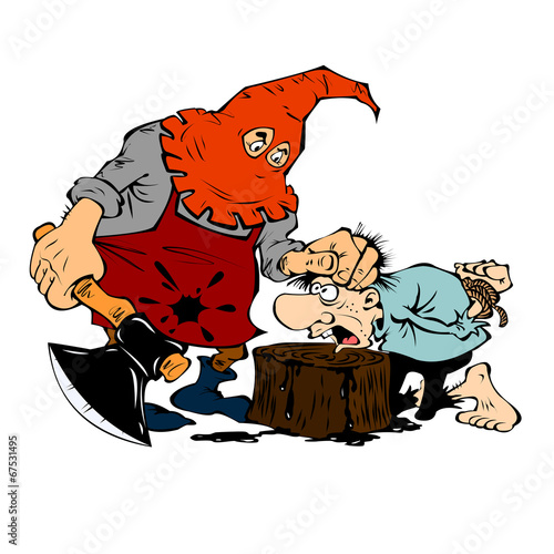 Executioner and the victim