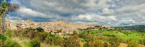 panorama view of Caltagirone, Sicily