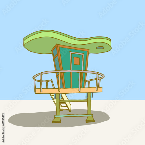 lifeguard station