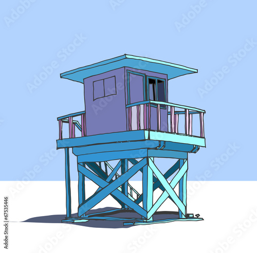 lifeguard station