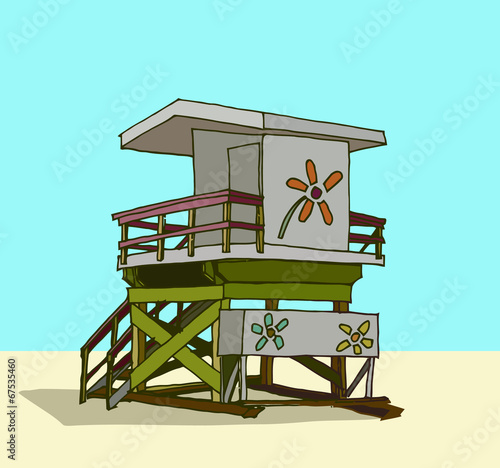 lifeguard station