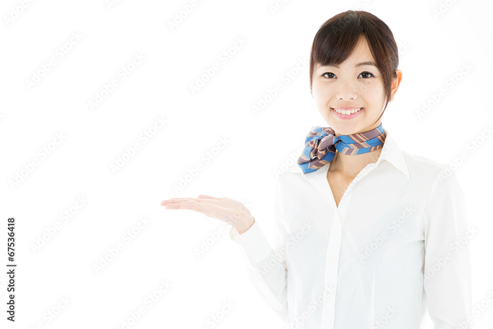portrait of asian businesswoman on white background portrait of asian businesswoman on white background