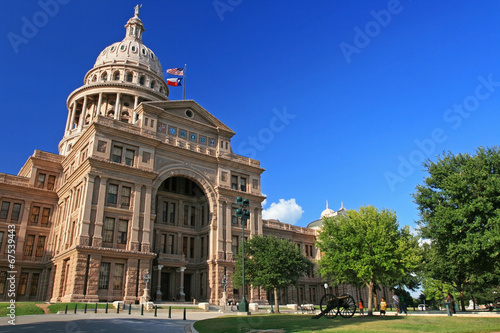 People visit Texas state capitol