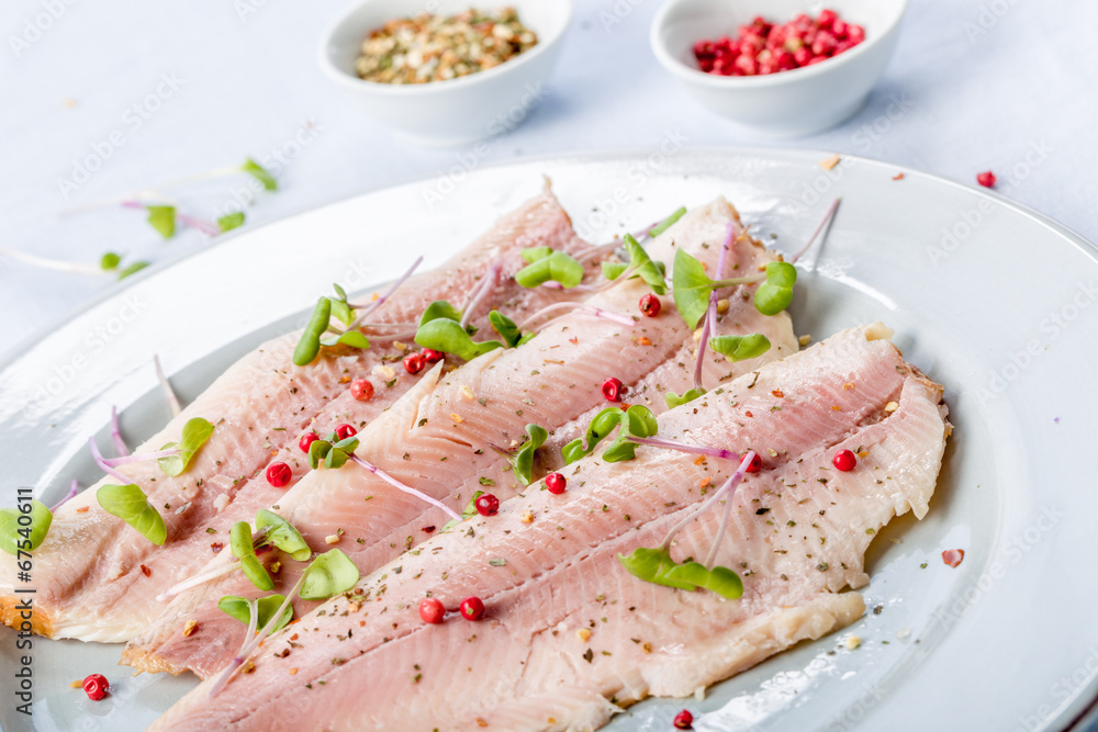 geräuchertes forellenfilet geräuchertes forellenfilet
