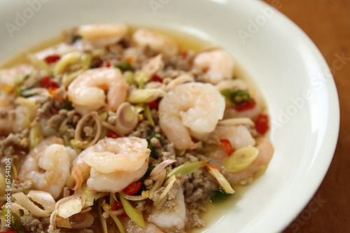 Thai Spicy Lemongrass Shrimp