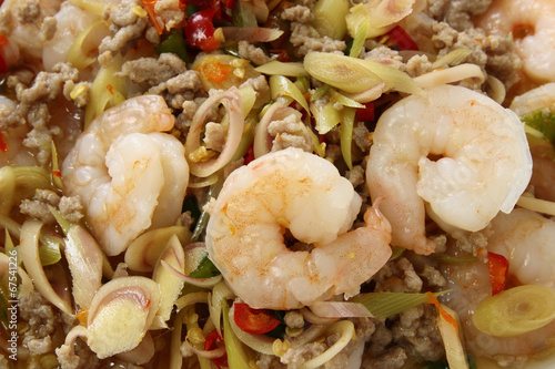 Thai Spicy Lemongrass Shrimp photo