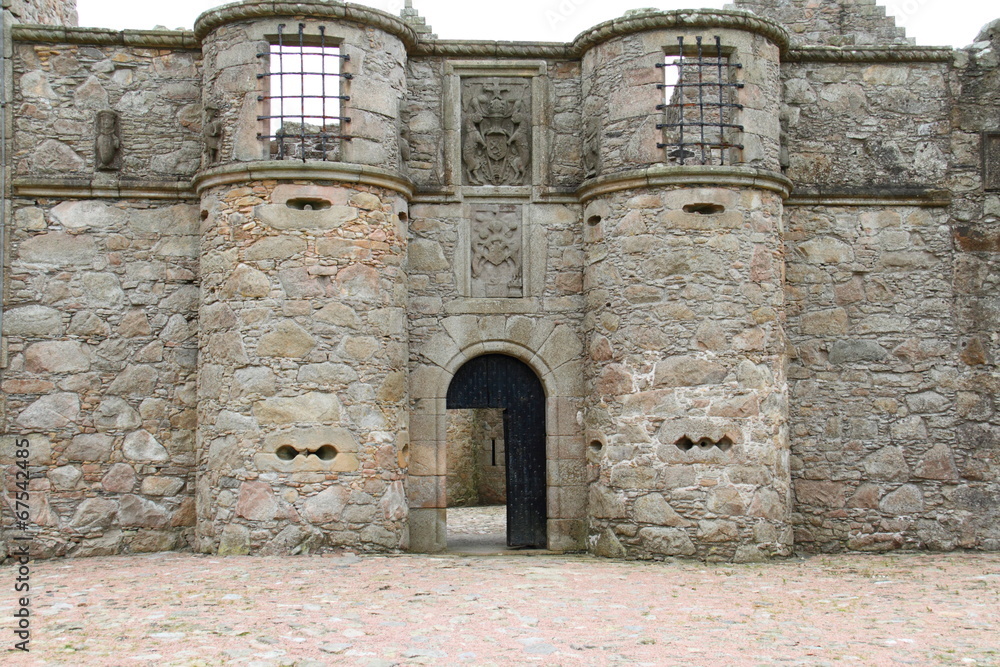 Tolquhon Castle,Aberdeenshire,Scotland,uk