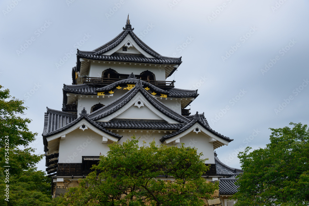 Hikone Castle in Shiga, Japan