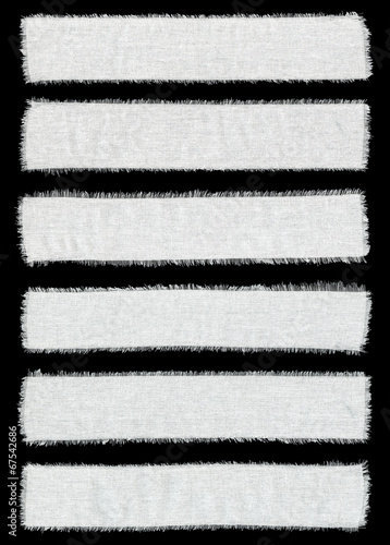 Set pieces fabric texture