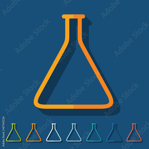 Flat design: medicine