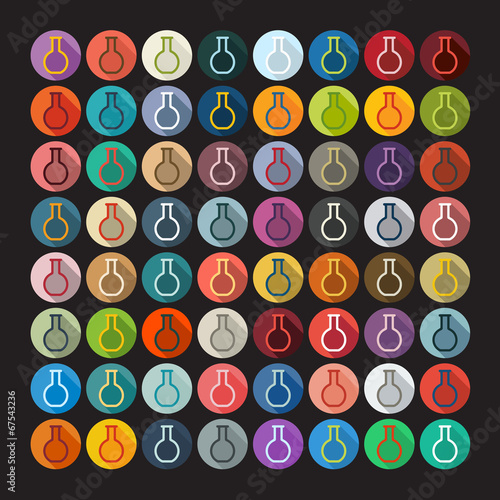 Flat design: medicine