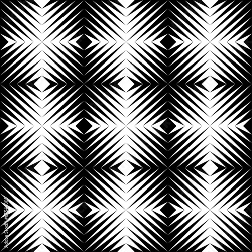 Black and white jagged edge seamless pattern