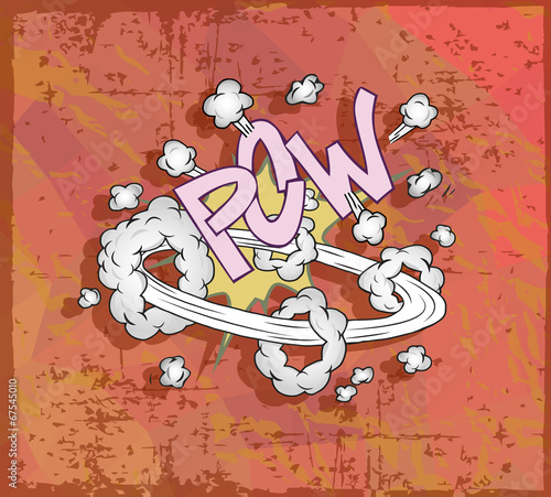 poster with Boom comic
