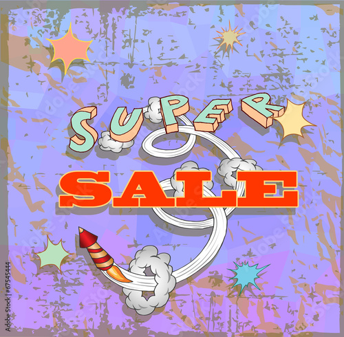 Sale poster with Boom comic