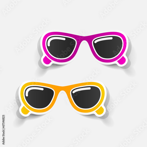 realistic design element: sunglasses