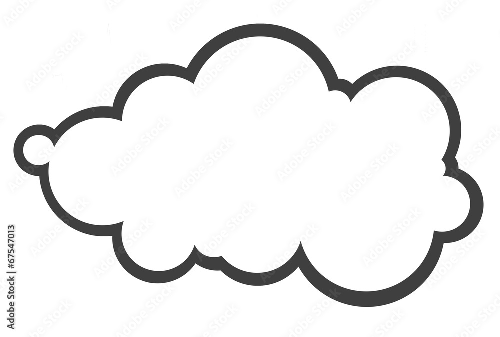 Cloud illustration Cloud illustration