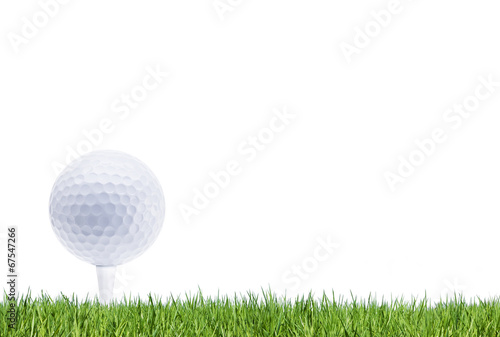 Golfball auf Green