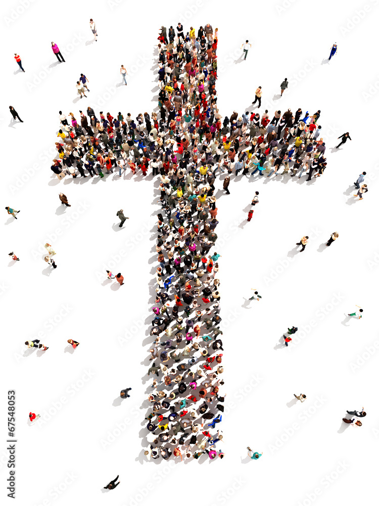 Obraz premium People finding Christianity, religion and faith.