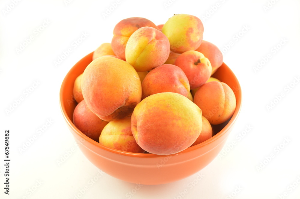 Apricots in a bowl Apricots in a bowl