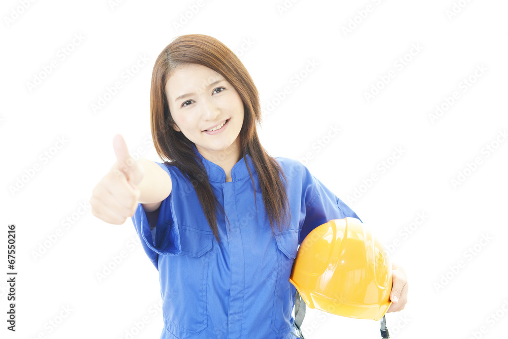 仕事に励む労働者