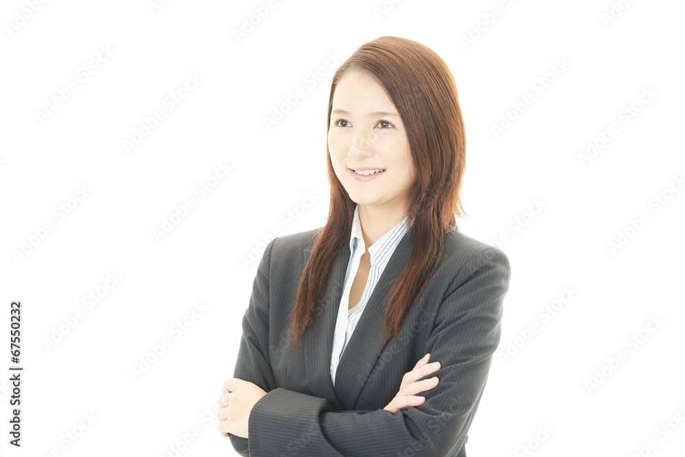 笑顔のOL 笑顔のOL
