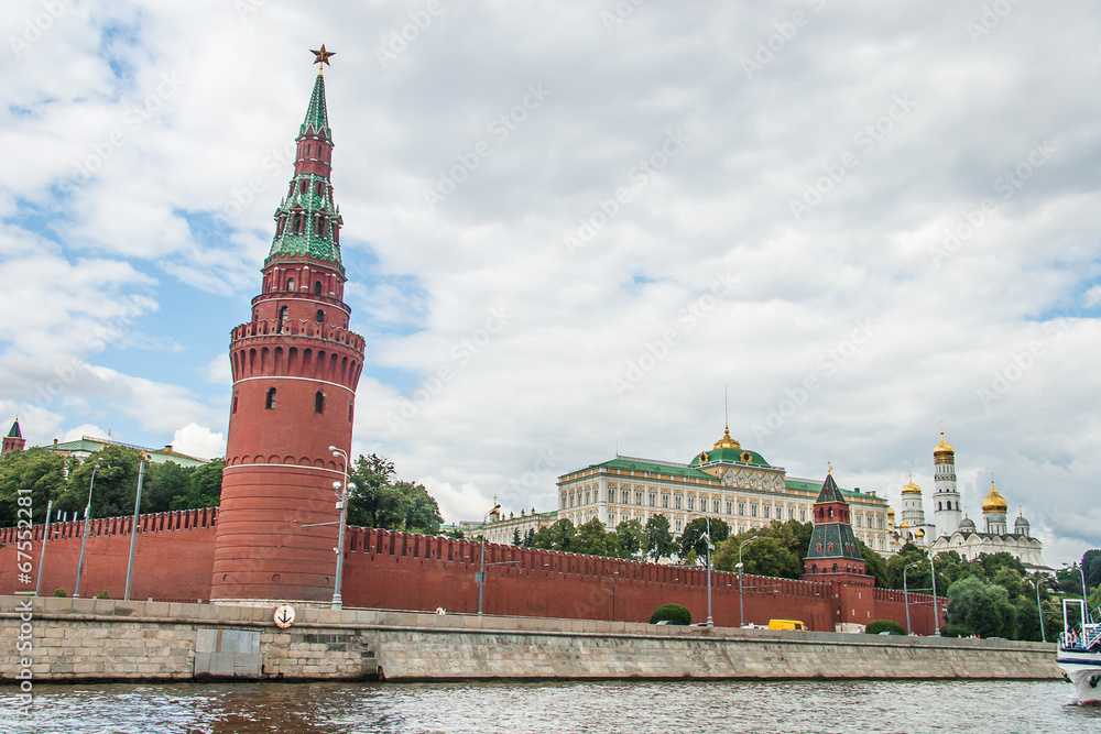 Moscow Kremlin Building in summer time