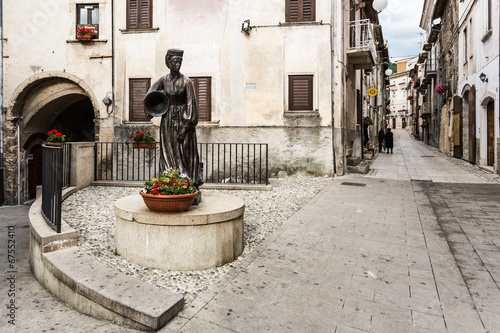 the streets of Scanno photo