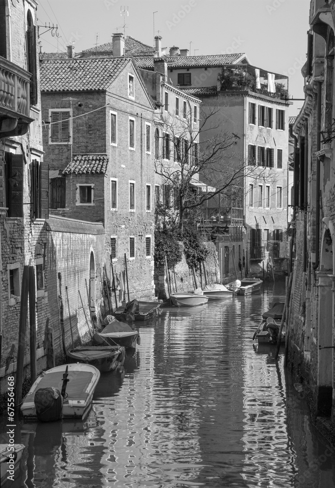 Venice - Look to canal from Ponte de San Francesco bride