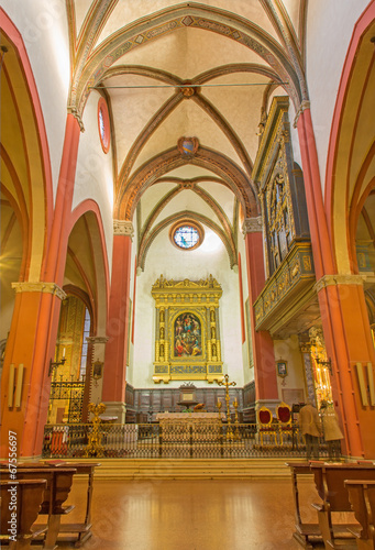 Bologna - altar by Girolamo da Sermoneta in church San Martino.
