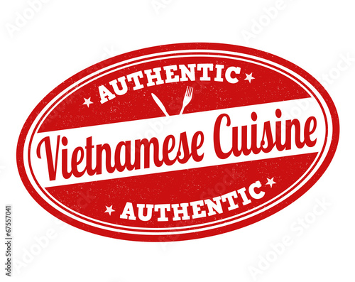 Vietnamese cuisine stamp