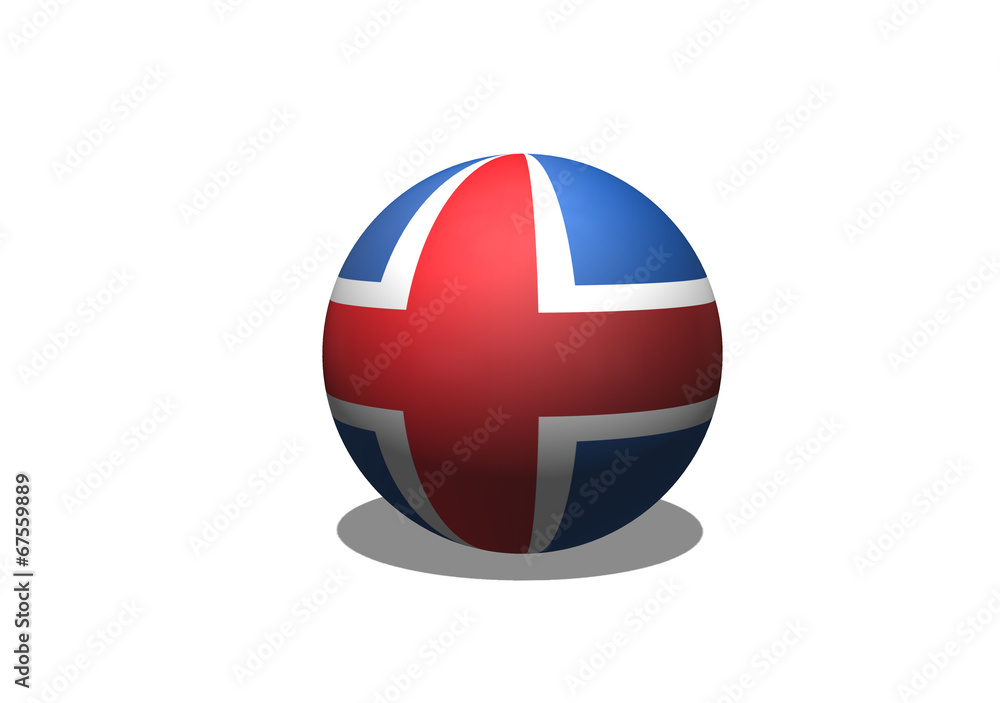 National flag of Iceland themes idea design National flag of Iceland themes idea design