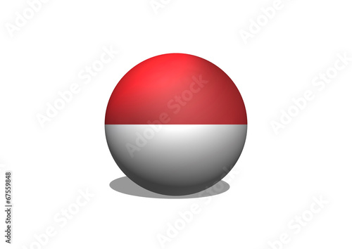 National flag of Monaco themes idea design