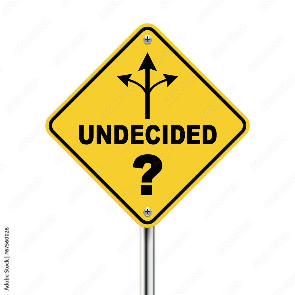 3d undecided road sign with three different ways 3d undecided road sign with three different ways