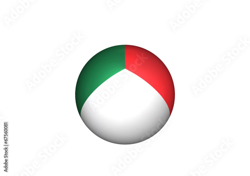 Italy flag icons theme idea for design