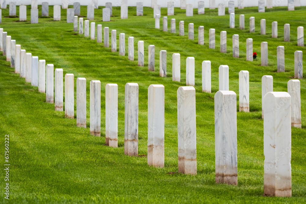 military graveyard