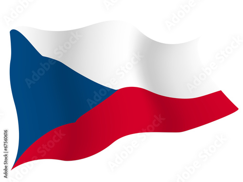 チェコ　国旗　国