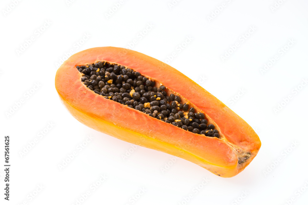 Papaya isolated on white Papaya isolated on white