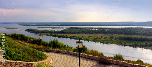 River Volga in Russia, Samara