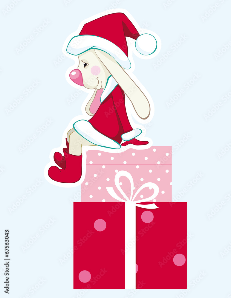 Rabbit - Santa Claus Rabbit - Santa Claus